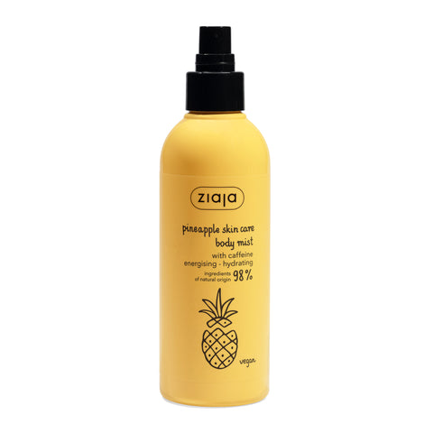 Pineapple body mist with caffeine