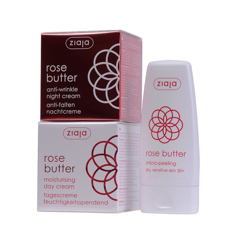 Rose Butter Bundle: Day & Night Cream, Micro-Peeling